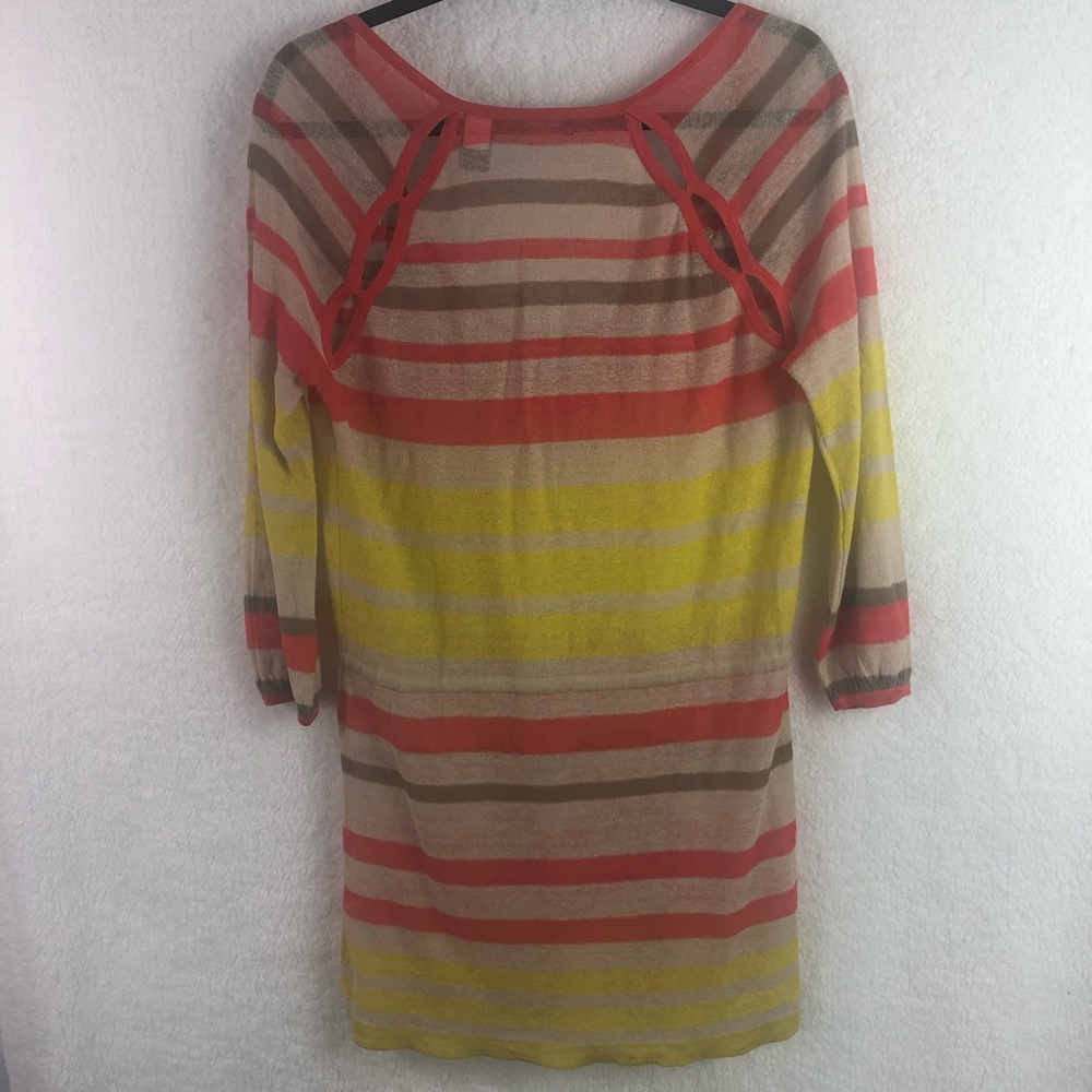 Moda International Sm Boho Sheer Oversized Tunic - Picture 2 of 6